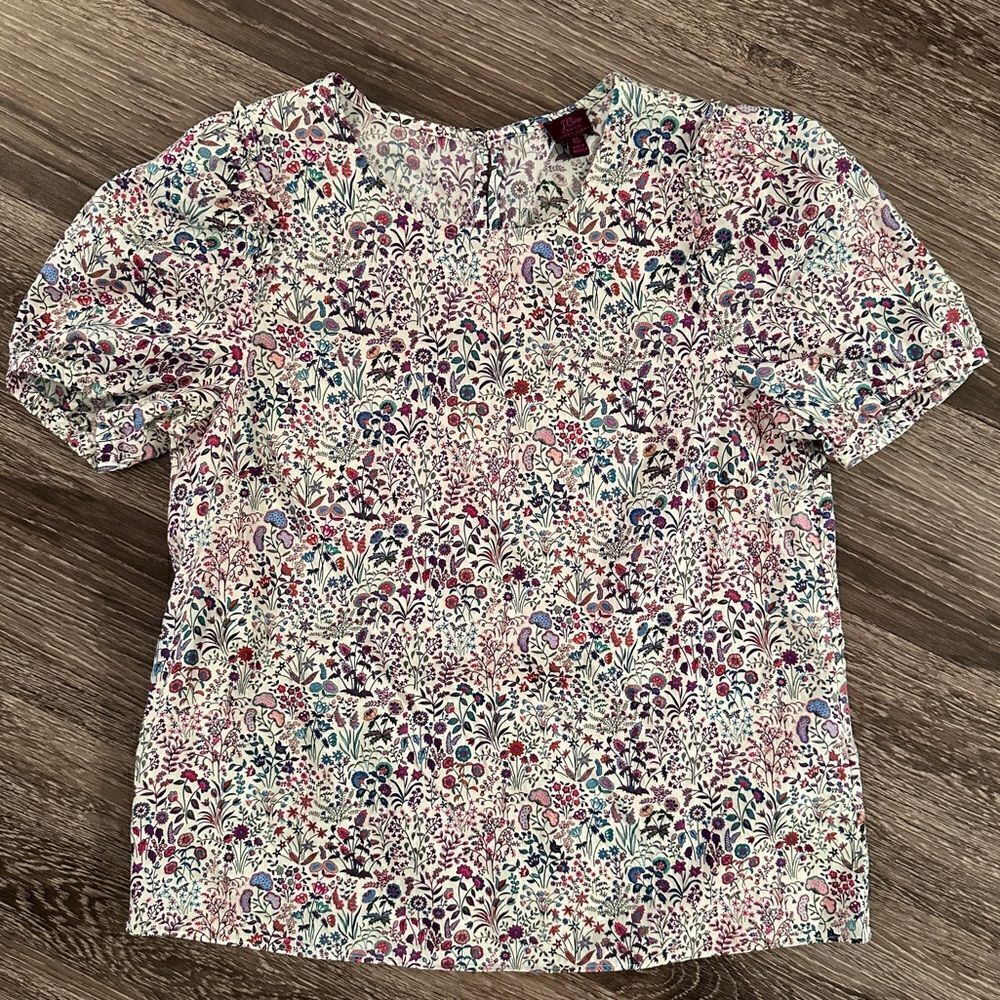 J. Crew Liberty of London Shirt Floral Lawn